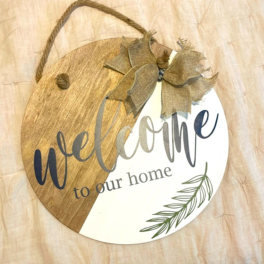 Welcome sign